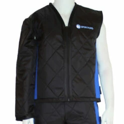 Schutzjacke Schwarz/blau